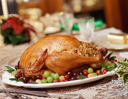 Turkey dinner. Click image to expand.