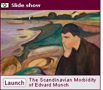 Edvard Munch. Click here to see a slide show.