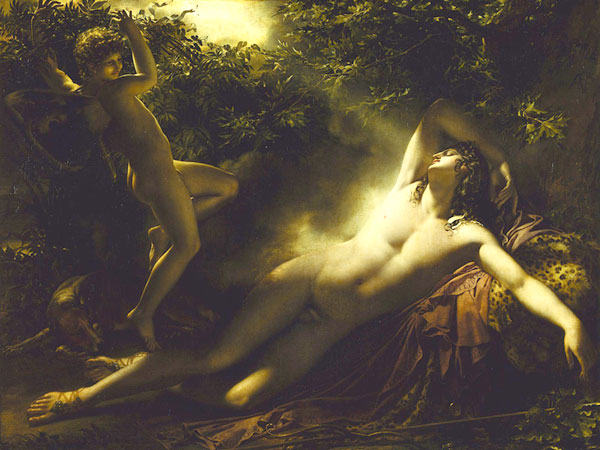 Girodet's Sleep of Endymion.