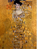 Gustav Klimt, Adele Bloch-Bauer I, 1907. Click image to expand.