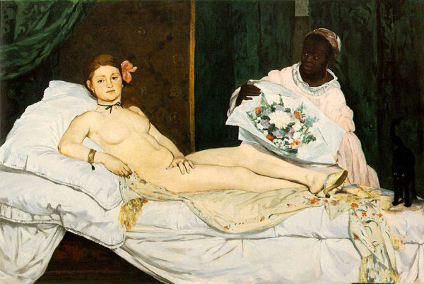 Manet's Olympia (1863).