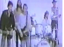 Still from Joseph Beuys' perky pop-music protest video, Sonne Statt Reagan.