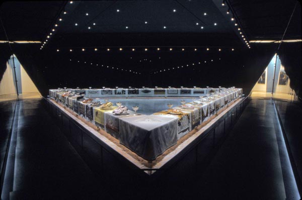 Judy Chicago's The Dinner Party at the Brooklyn Museum.
