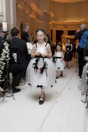 Quinn and Dixie as flower girls.