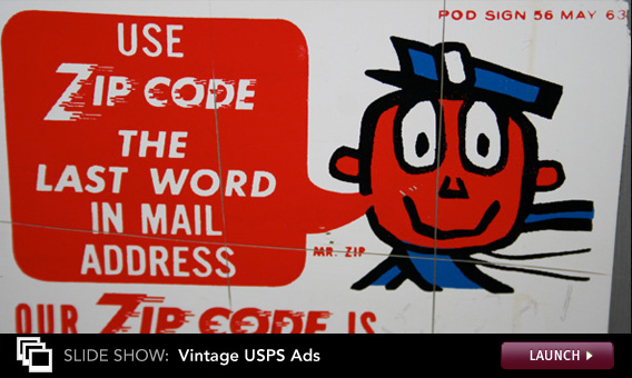Click image to launch slideshow on vintage USPS ads.