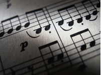 Sheet music.