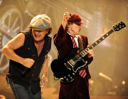 Brian Johnson (left) and Angus Young of AC/DC. Click image to expand.