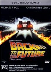 Back To The Future DVD cover.