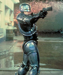 Peter Weller as RoboCop. Click image to expand.