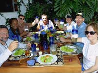 A final luncheon toast to the team and Costa Rica