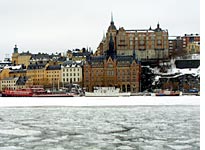 Stockholm is a city of islands and, in winter, of ice