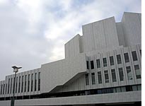Designed by Alvar Aalto, Finlandia Hall is a Helsinki landmark
