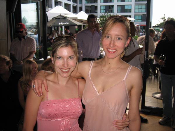 Kristin and Elisabeth in Auckland.