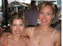Kristin and Elisabeth in Auckland. Click image to expand.