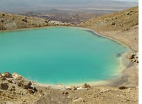 A lake on the Tongariro Crossing. Click image to expand.