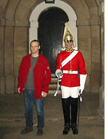 Tourist and Guardsman. Click image to expand.