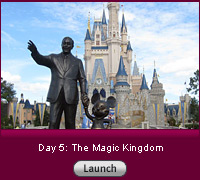 Click here to launch a slide show for Day 5: The Magic Kingdom.