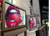 The ubiquitous flat screens