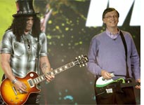 Slash and Bill Gates. Click image to expand.