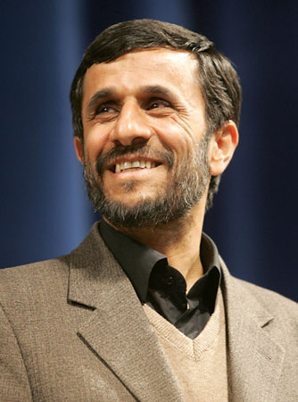 Iranian President Mahmoud Ahmadinejad.