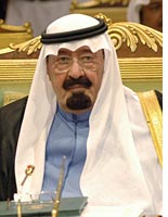King Abdullah of Saudi Arabia. Click image to expand.