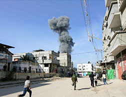 Violence in Gaza. Click image to expand.