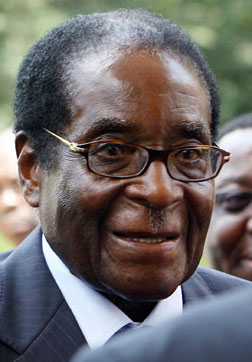 Zimbabwe President Robert Mugabe