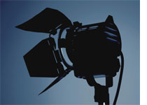 Photograph of a spotlight by Medioimages/Photodisc/Getty Images.