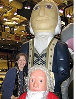 Me, Big George, and George. Click image to expand.