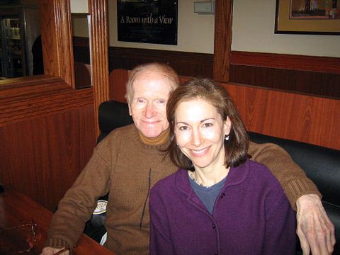 Red Buttons and the author.