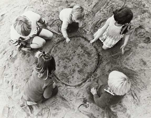 children playing. Children playing marbles.