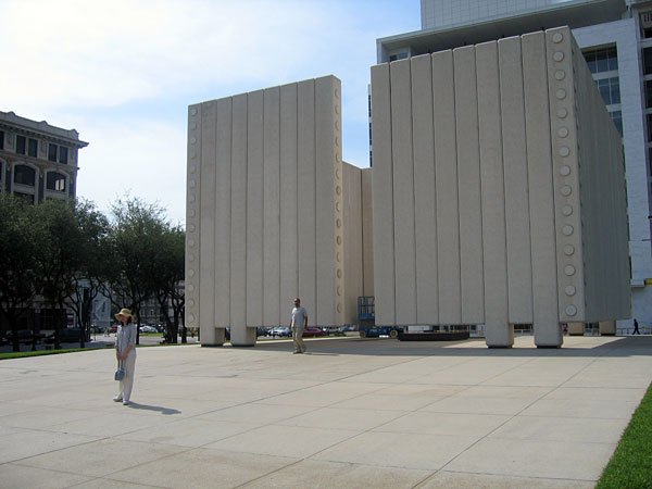 The JFK Memorial in Dallas.