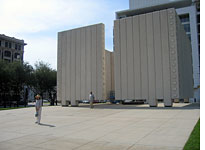 The JFK Memorial in Dallas. Click image to expand.