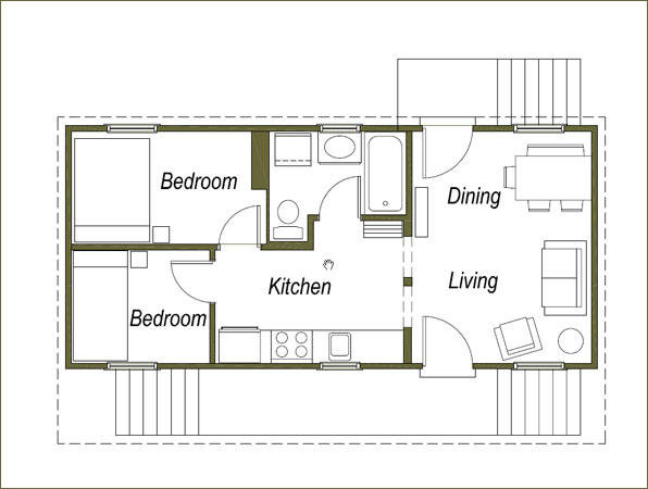 First floor plan.