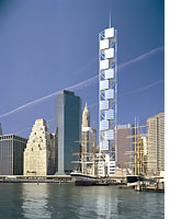 Santiago Calatrava’s proposed 80 South Street tower. Click image to expand.