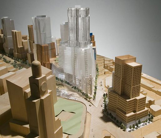 Gehry's Atlantic Yards proposal.