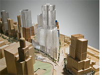 Gehry's Atlantic Yards proposal. Click image to expand.