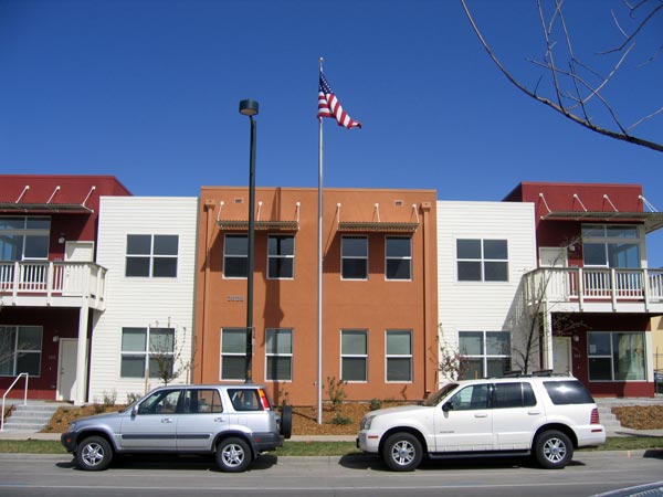 Syracuse Village affordable housing by Wolff Lyon Architects.