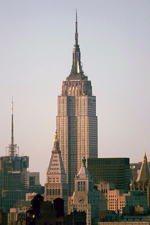 The Empire State Building.