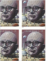 Buckminster Fuller stamps. Click image to expand