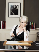 Meryl Streep as Miranda Priestly in The Devil Wears Prada