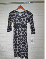 Polka-dot dress. Click image to expand.