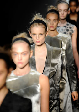 Calvin Klein Womenswear show Fall 2009. Click image to expand.