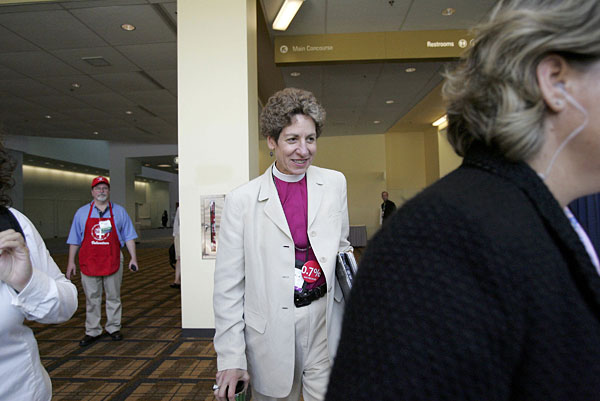 Bishop Katharine Jefferts Schori. 