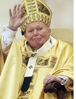 Pope John Paul II. Click image to expand.