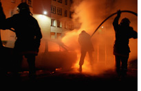 French suburb riots of 2005. Click image to expand.