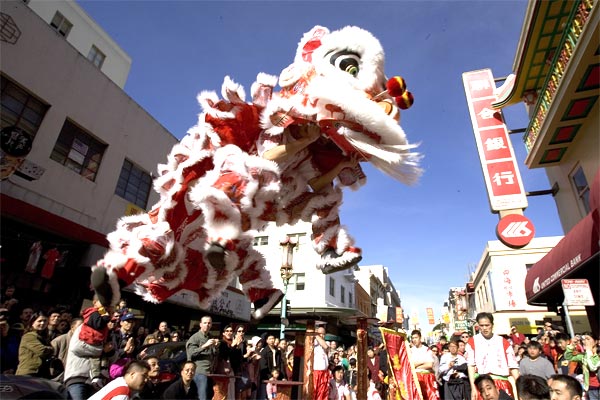 Celebrating Chinese New Year in San Francisco.