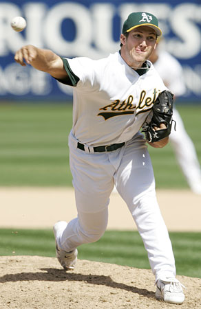 The Oakland A's Huston Street.