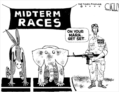More cartoons by Steve Kelly