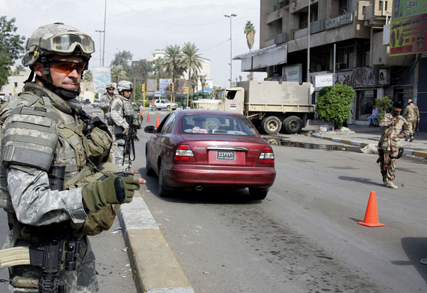 U.S. soldiers in Baghdad.